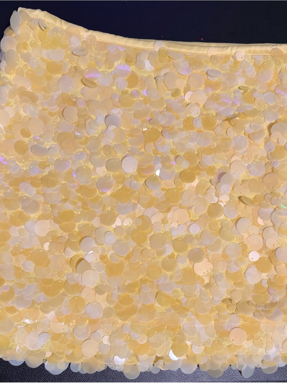 Yellow Zara mini skirt